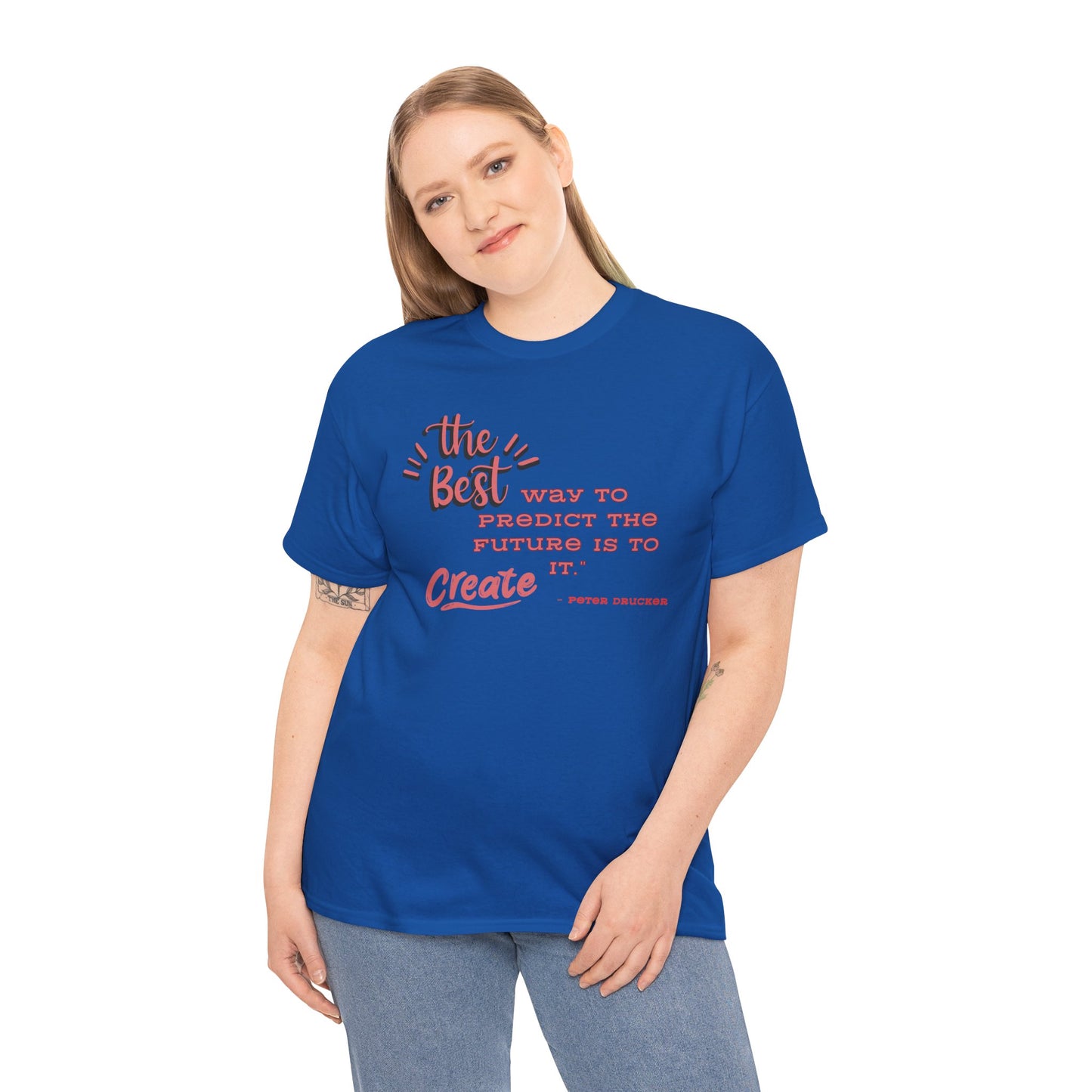 The Best Way To Predict the Future Is To Create It T-Shirt Positive Quote Shirt Self Reminder Shirt Inspirational Shirt Mental Health Shirt Self love shirt
