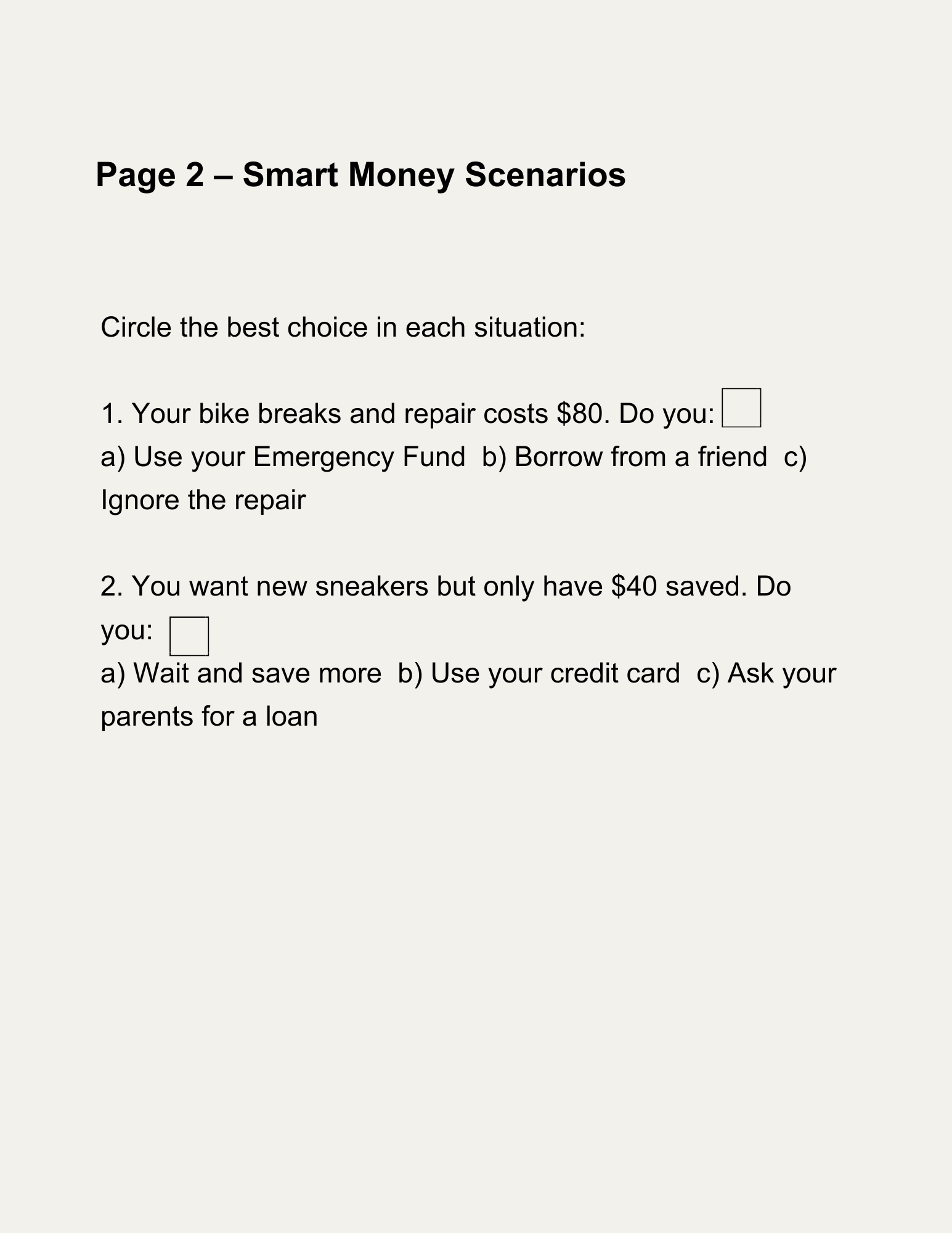 Wealth Growers Workbook (Ages 11–17)