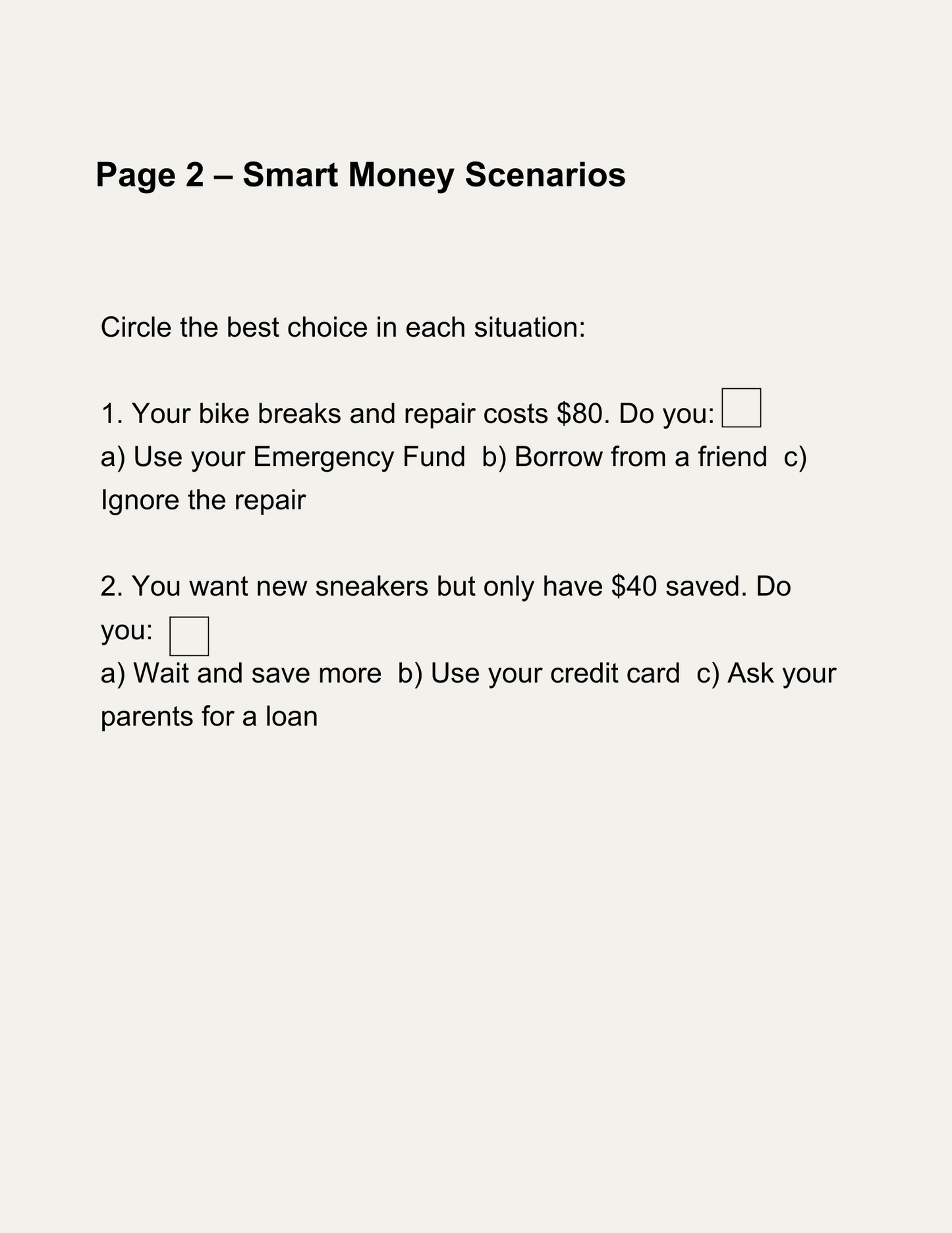 Wealth Growers Workbook (Ages 11–17)