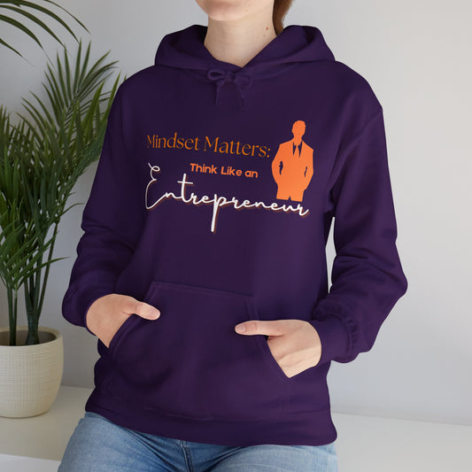 Mindset Matters Think like an Entrepreneur Hoodie Businessmen Hoodie Perfect Gift Hoodie Business Hoodie Perfect for Inspiring Young Entrepreneur Hoodie for Young Entrepreneur Hoodie for Team Building Perfect Gift for Boss