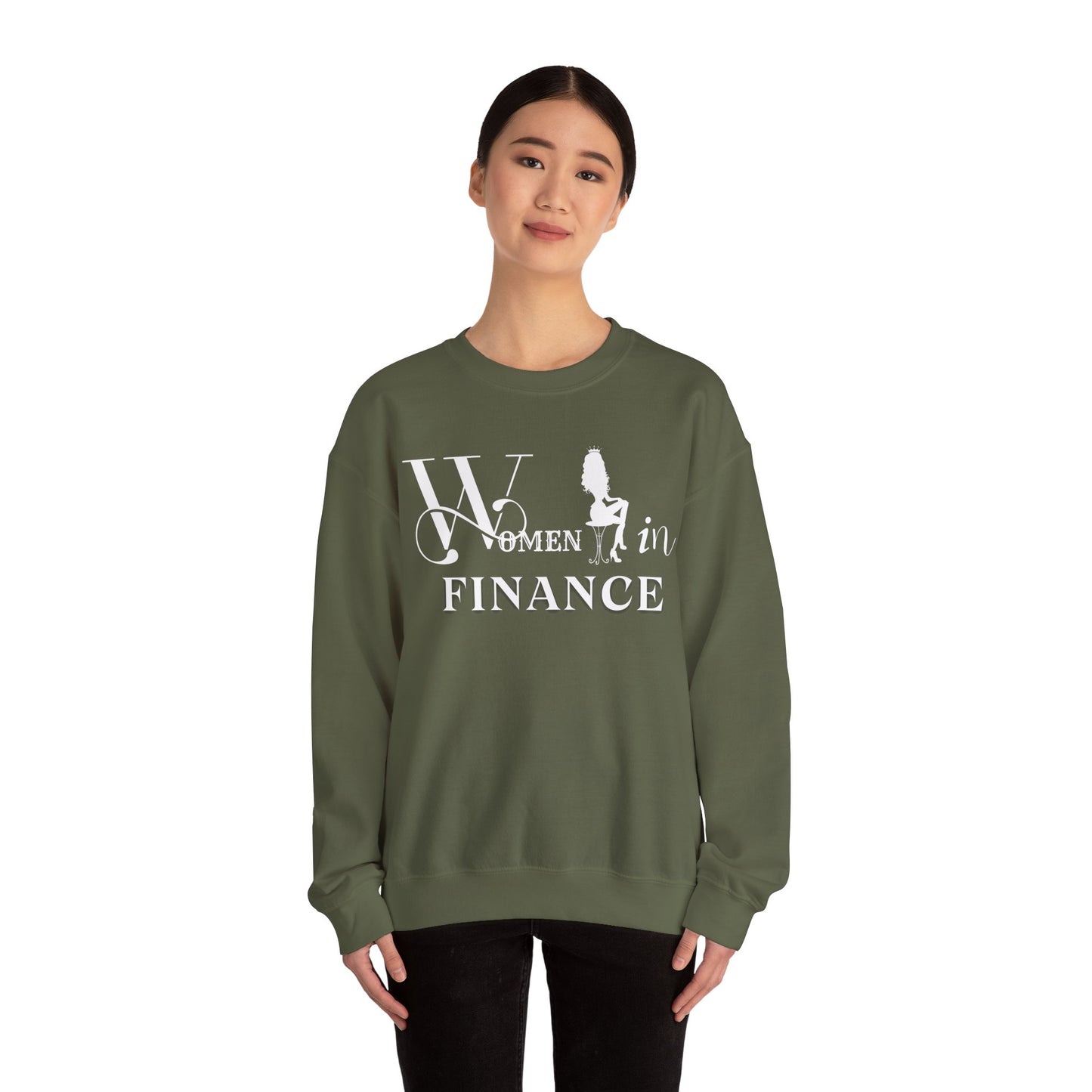 Women in Finance Sweatshirt Strong Independent Women Sweatshirt Perfect Gift Sweatshirt Positive Quote Sweatshirt Single Sweatshirt