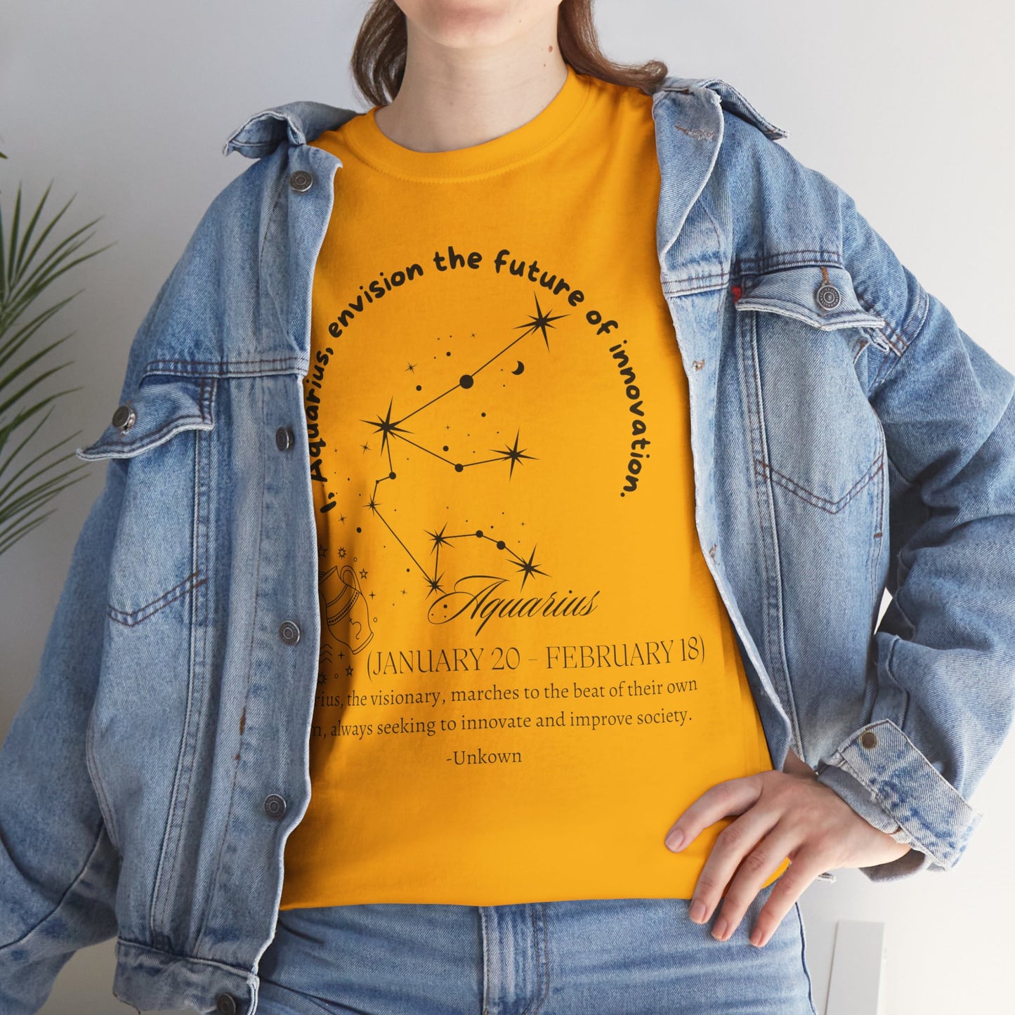 Aquarius Zodiac Sign Shirt Astrological Shirt Horoscope Shirt Aquarius Shirt Perfect Gift for Aquarius Shirt Perfect Shirt for Aquarius