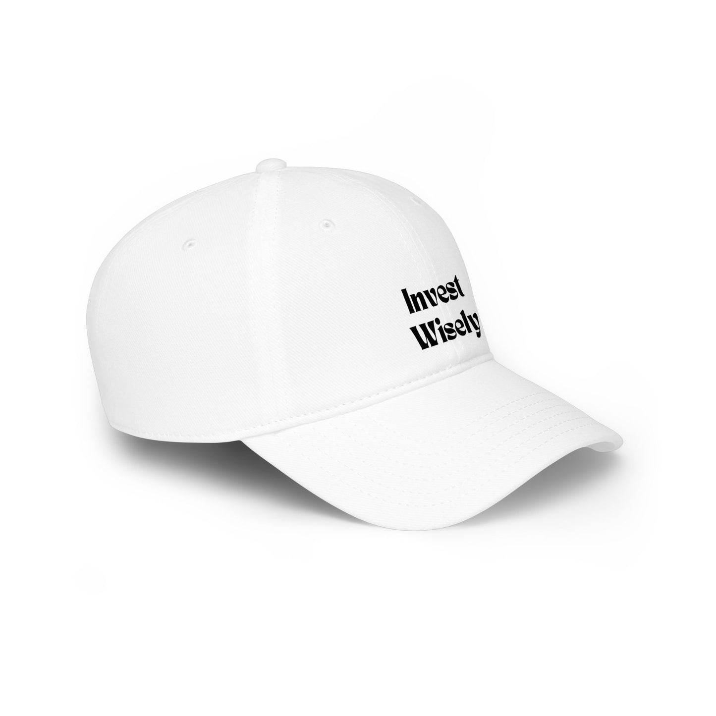 Invest Wisely Embroidered Baseball Cap Unisex Cap Finance Enthusiast Cap Fashion Financial Wisdom Cap Stylish Cap Investor Cap Business Man Cap Gen Z Cap Trending Cap Viral Cap