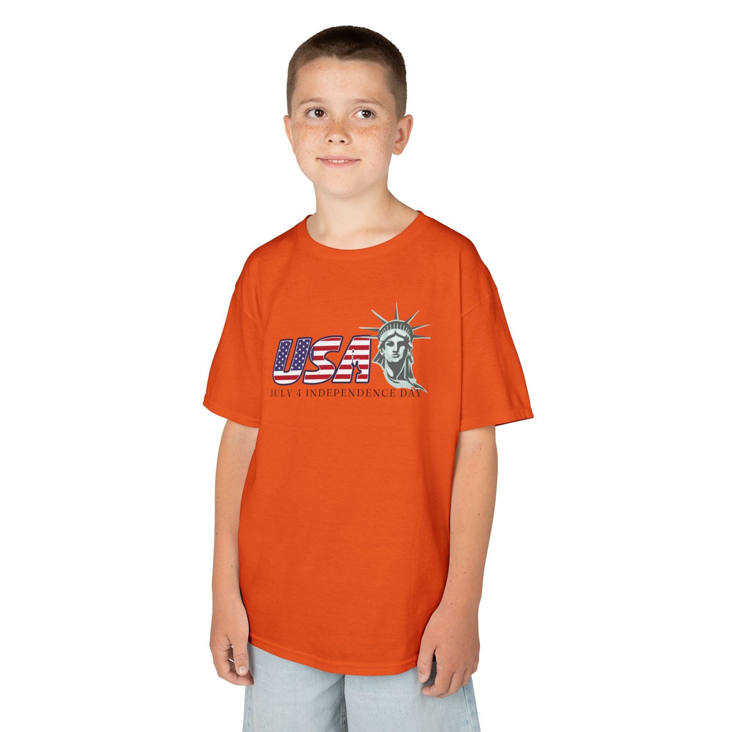 Kids' July 4 Independence Day T-Shirt - Celebrating Freedom Kids Shirt for Independence Day Kids Freedom Shirt  Kids Shirt for July 4 Stylis