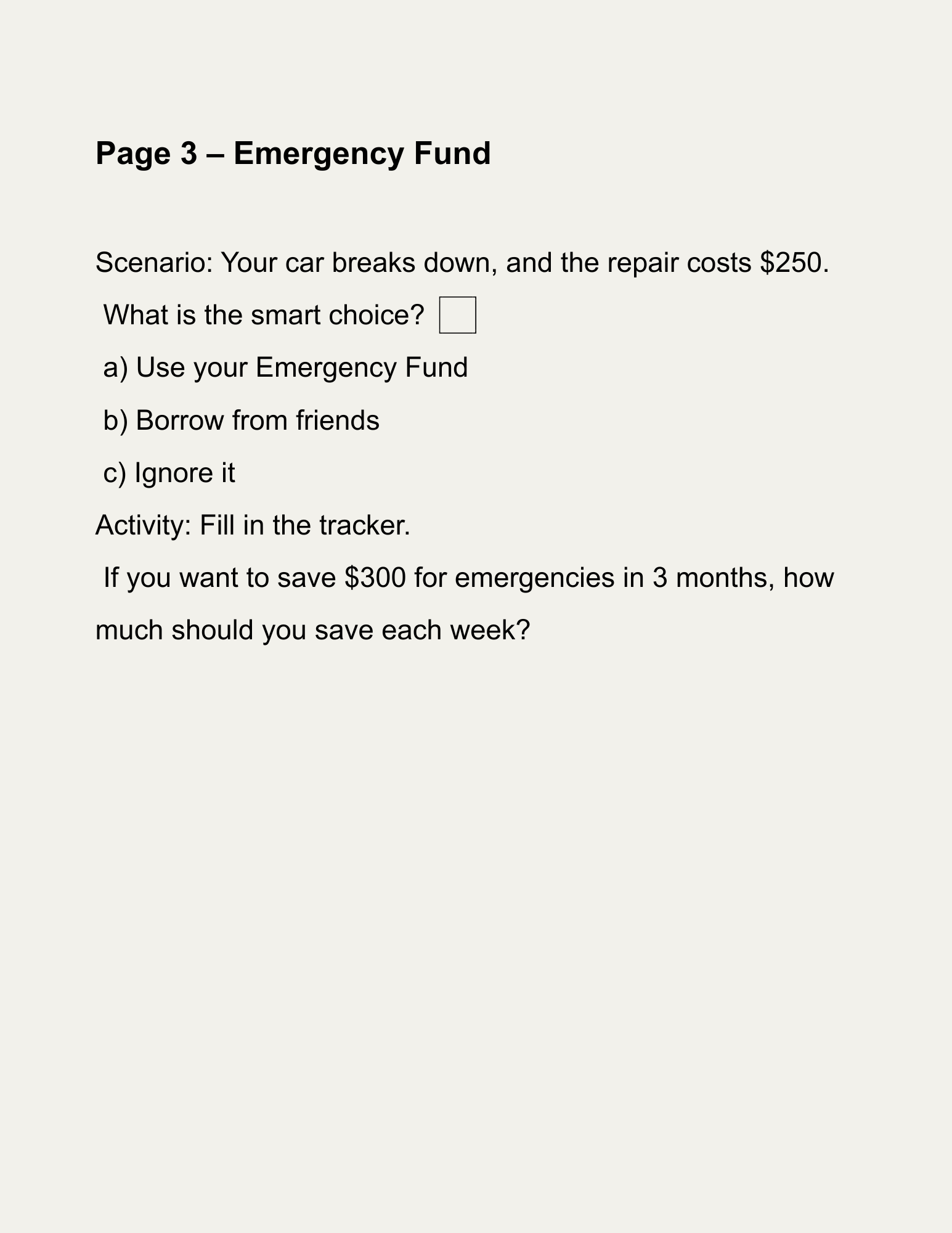 Wealth Growers Workbook (Ages 11–17)