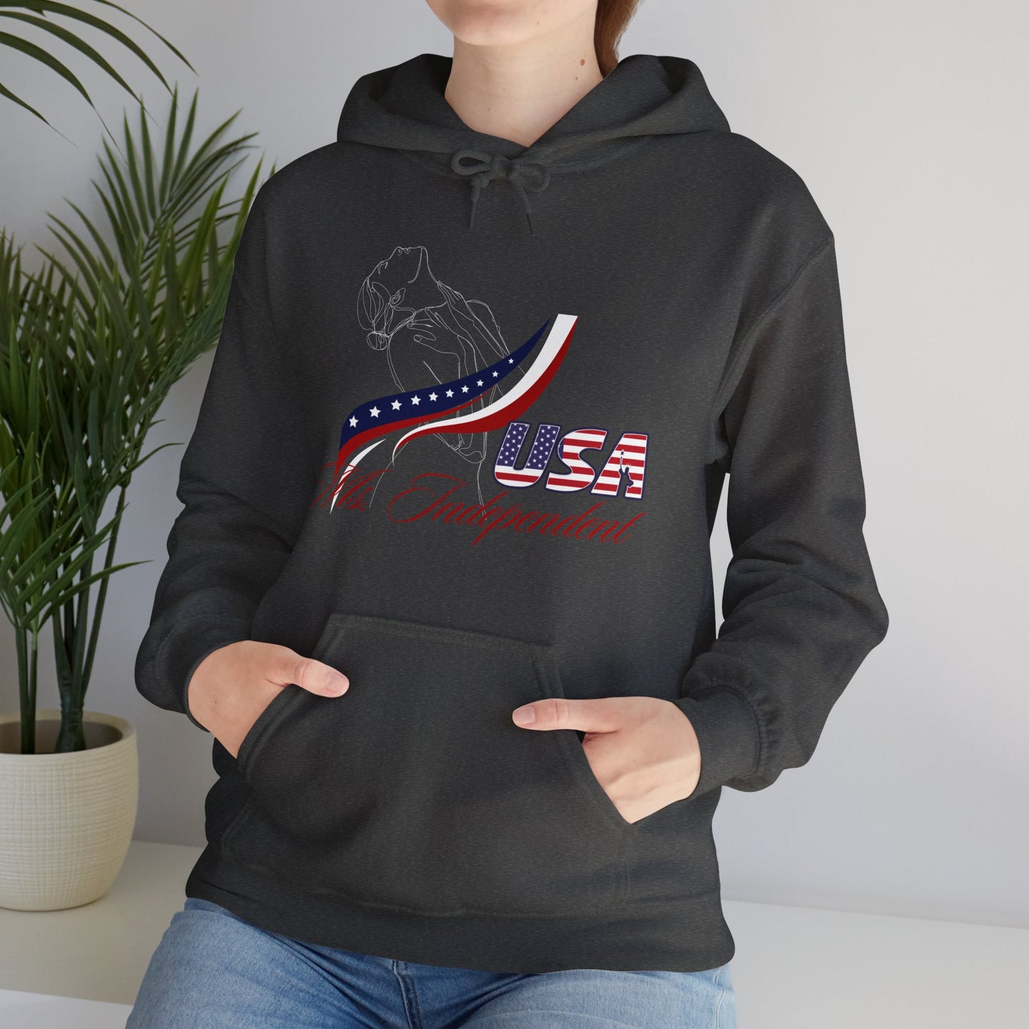 Ms Independent Hoodie Perfect For Independence Day Celebrate Strong Independent Women