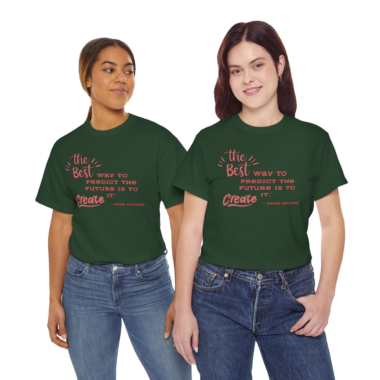 The Best Way To Predict the Future Is To Create It T-Shirt Positive Quote Shirt Self Reminder Shirt Inspirational Shirt Mental Health Shirt Self love shirt