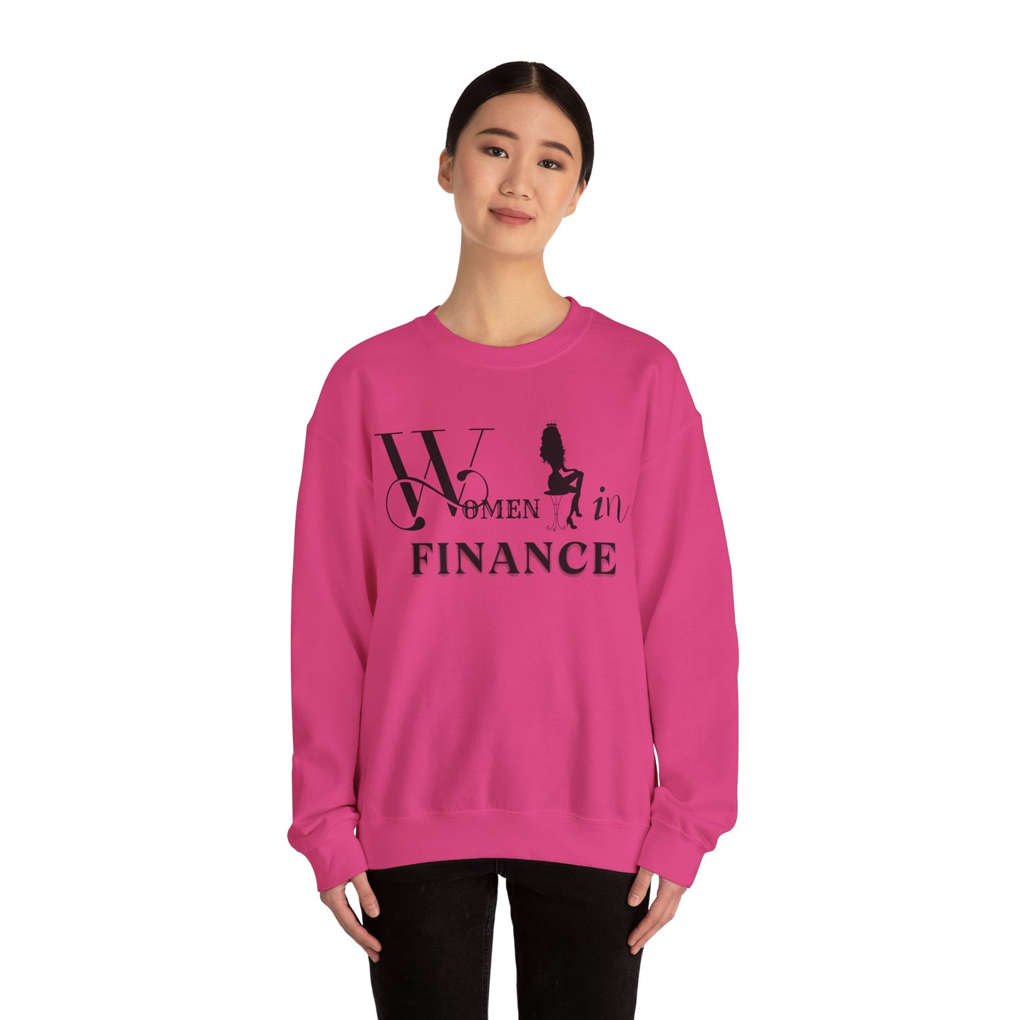 Women in Finance Sweatshirt Strong Independent Women Sweatshirt Perfect Gift Sweatshirt Positive Quote Sweatshirt Single Sweatshirt