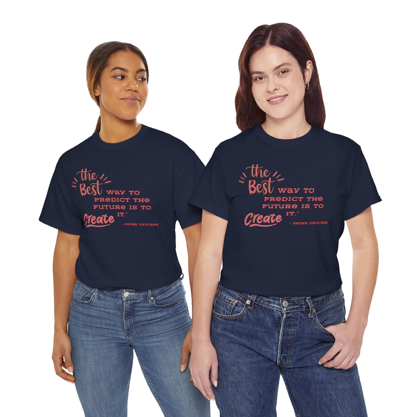 The Best Way To Predict the Future Is To Create It T-Shirt Positive Quote Shirt Self Reminder Shirt Inspirational Shirt Mental Health Shirt Self love shirt