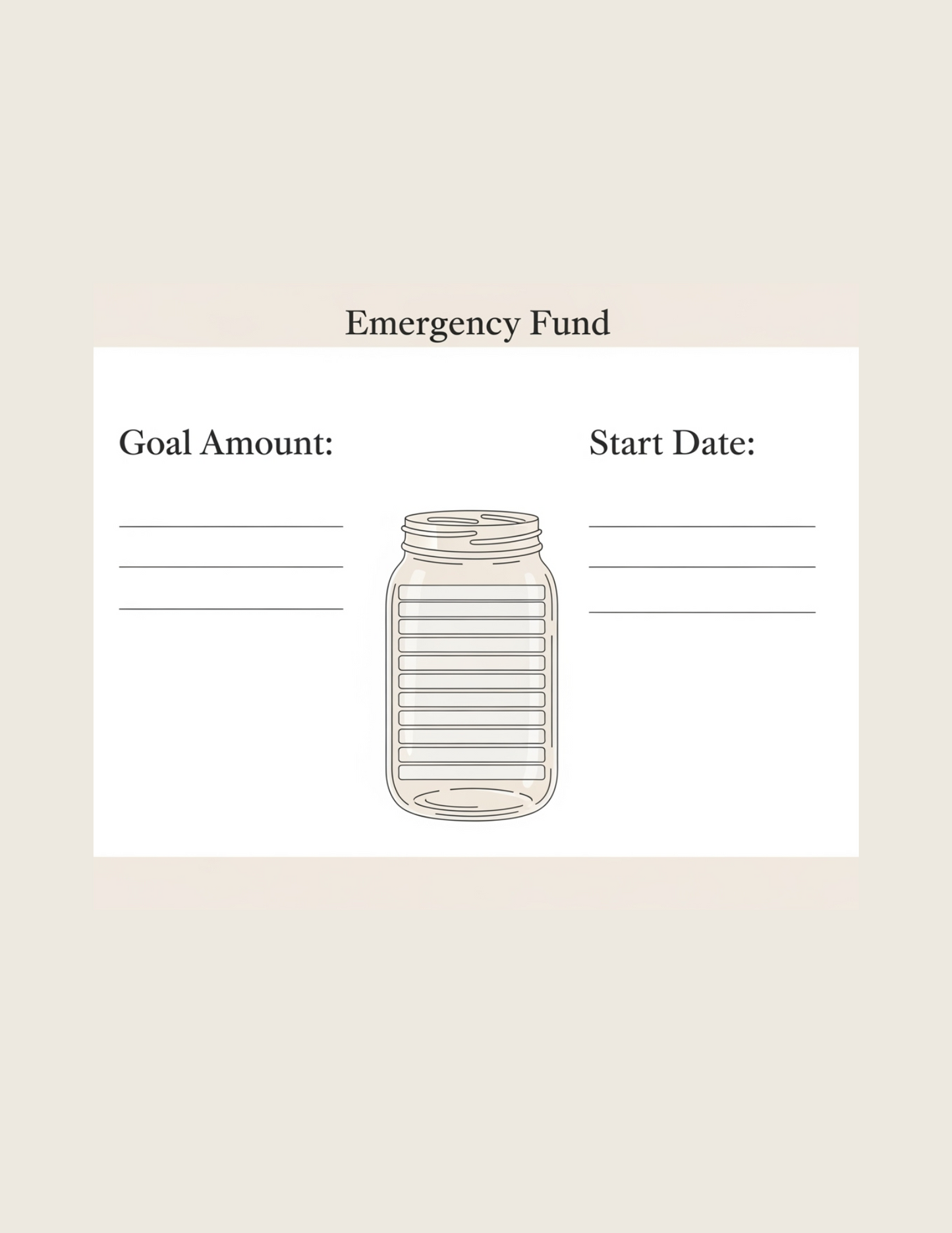 Emergency Fund Trackers for Kids – 6 Fun Designs