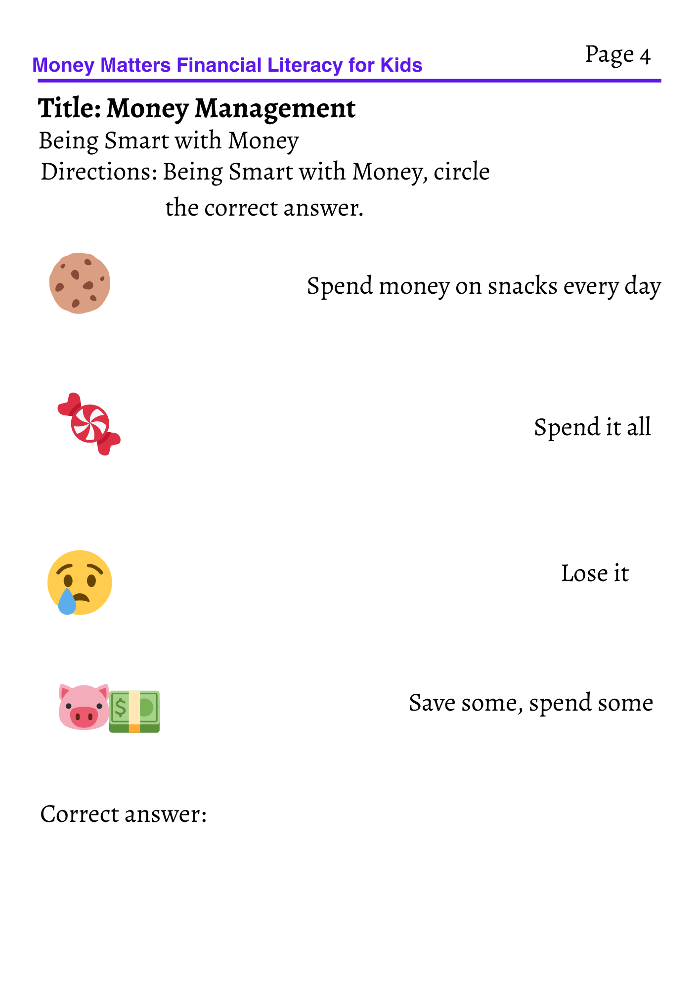 Wealth Explorers – Financial Literacy Worksheets Bundle | Teach Kids Money