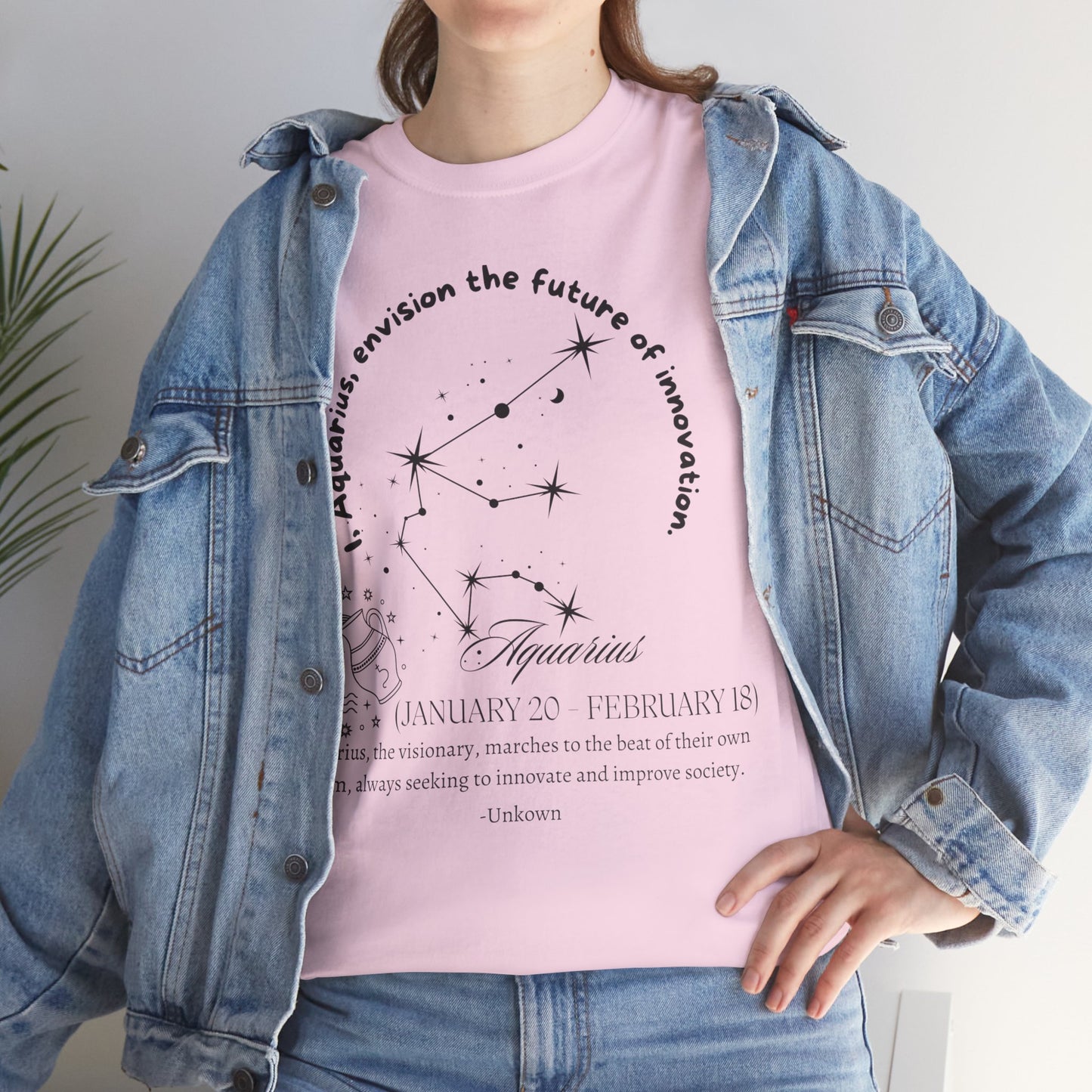 Aquarius Zodiac Sign Shirt Astrological Shirt Horoscope Shirt Aquarius Shirt Perfect Gift for Aquarius Shirt Perfect Shirt for Aquarius