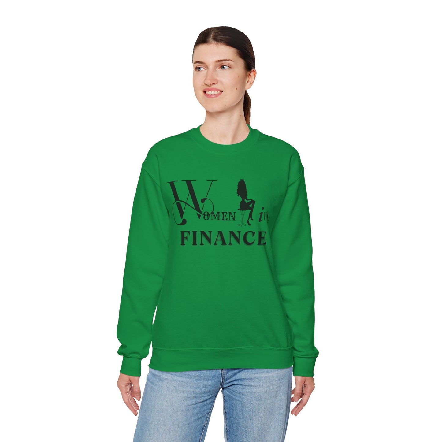 Women in Finance Sweatshirt Strong Independent Women Sweatshirt Perfect Gift Sweatshirt Positive Quote Sweatshirt Single Sweatshirt