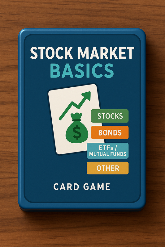 Stock Market Basics Game Card Deck