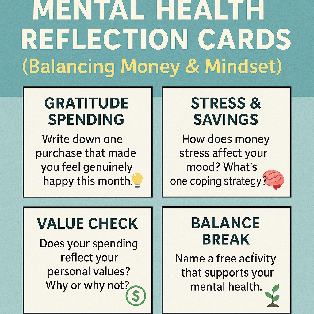 Mental Health Reflection Cards