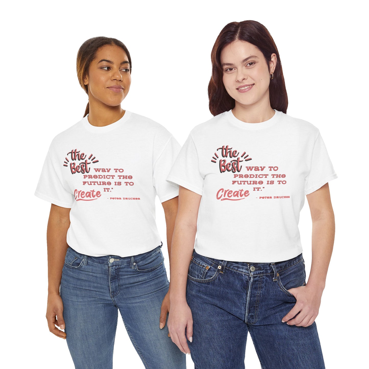 The Best Way To Predict the Future Is To Create It T-Shirt Positive Quote Shirt Self Reminder Shirt Inspirational Shirt Mental Health Shirt Self love shirt