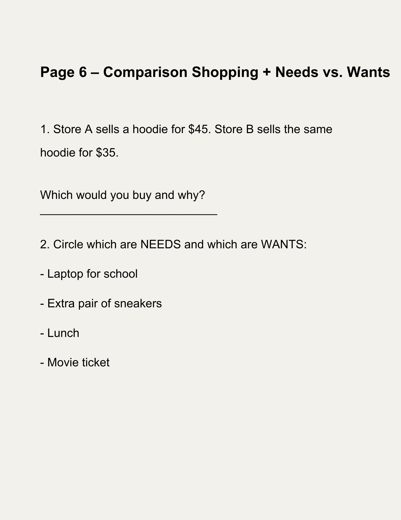 Wealth Growers Workbook (Ages 11–17)