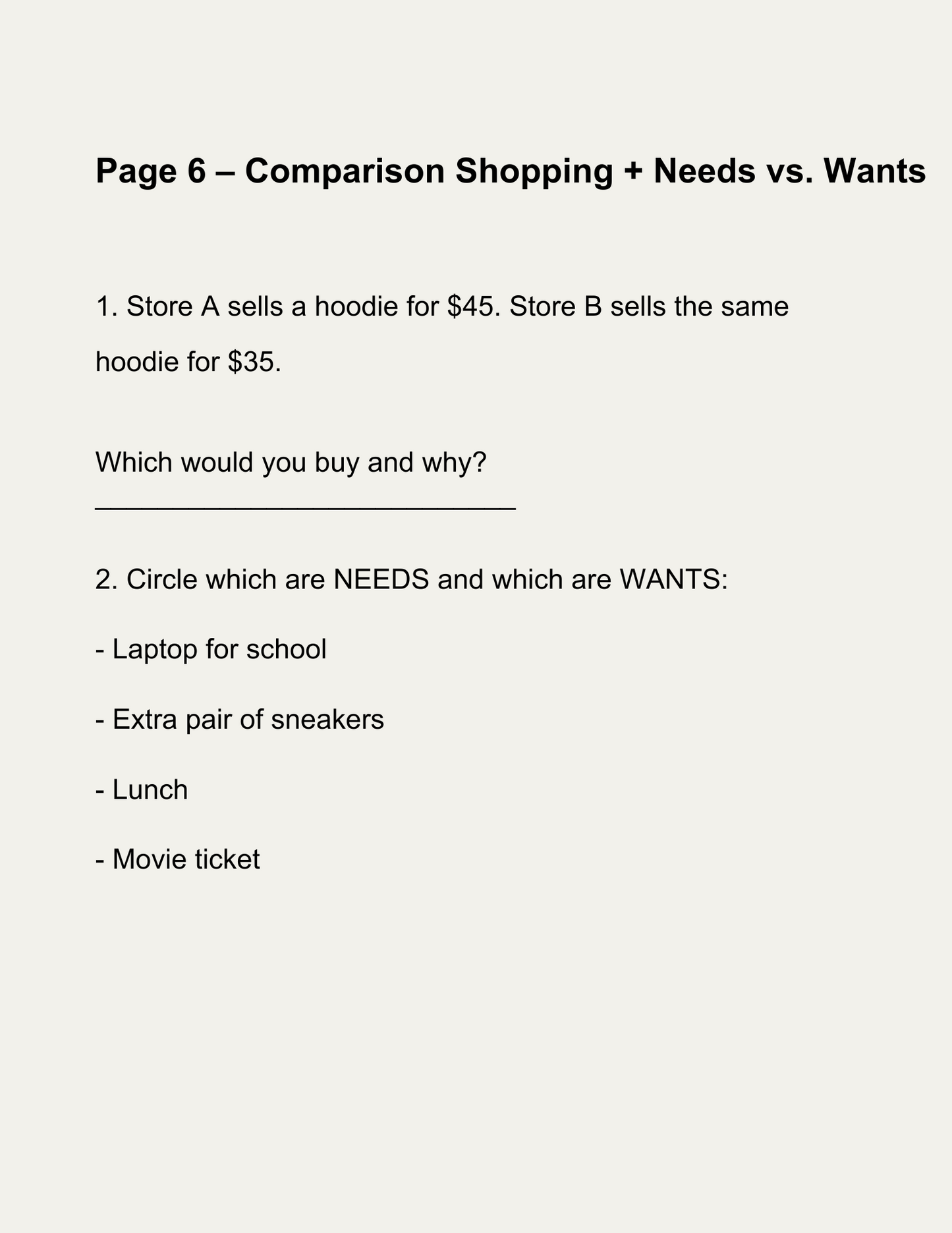 Wealth Growers Workbook (Ages 11–17)