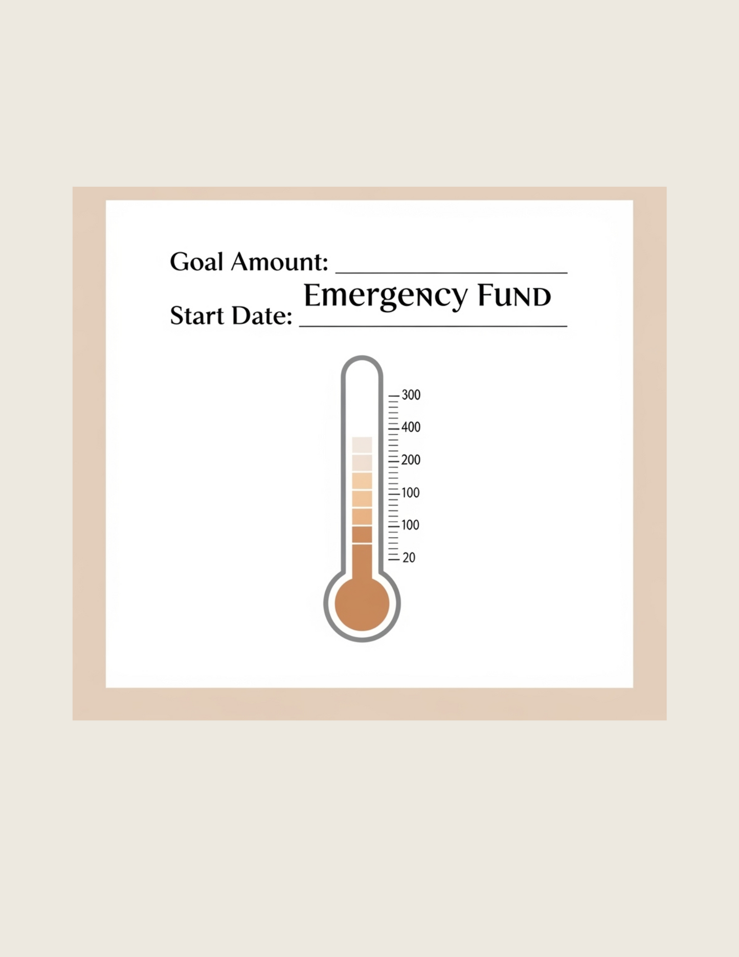 Emergency Fund Trackers for Kids – 6 Fun Designs