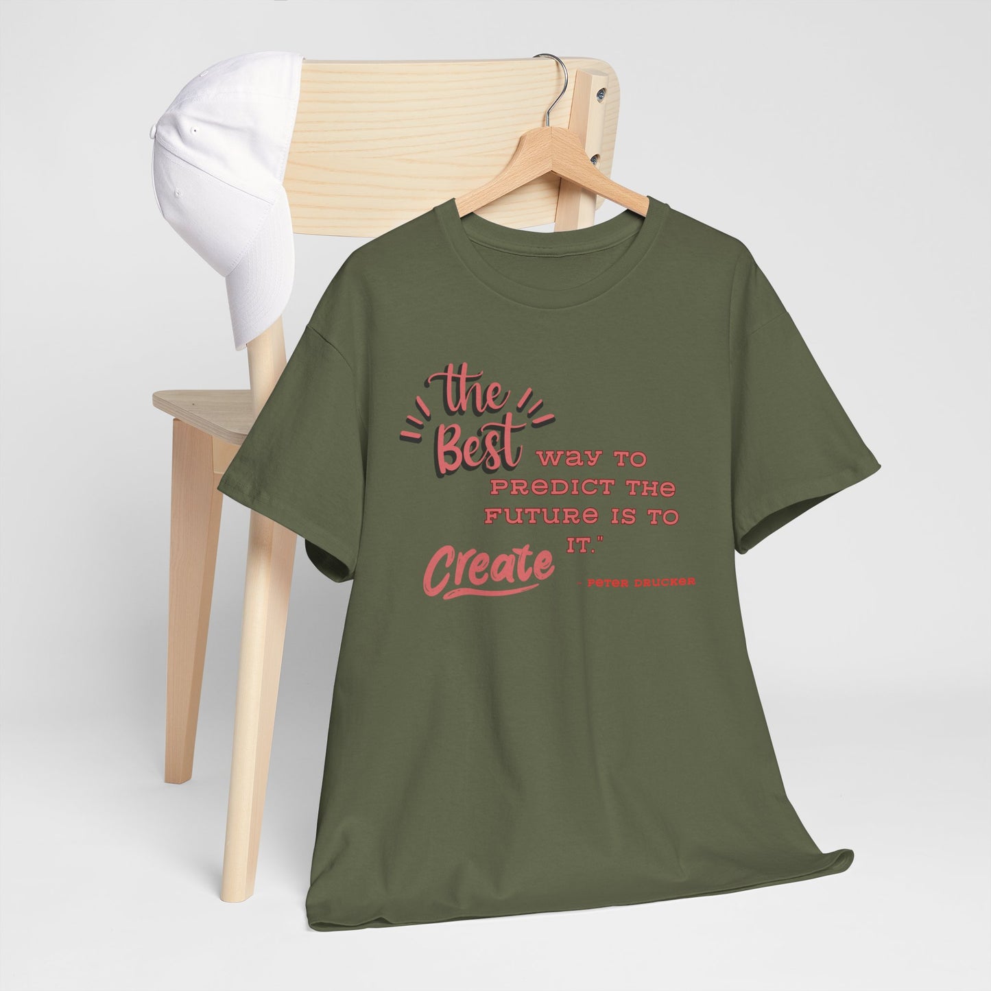 The Best Way To Predict the Future Is To Create It T-Shirt Positive Quote Shirt Self Reminder Shirt Inspirational Shirt Mental Health Shirt Self love shirt