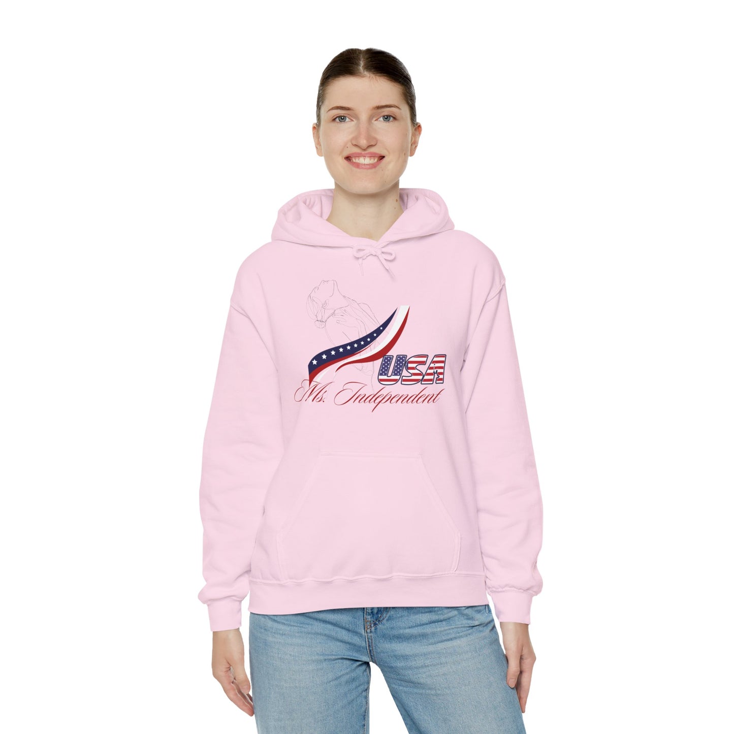 Ms Independent Hoodie Perfect For Independence Day Celebrate Strong Independent Women