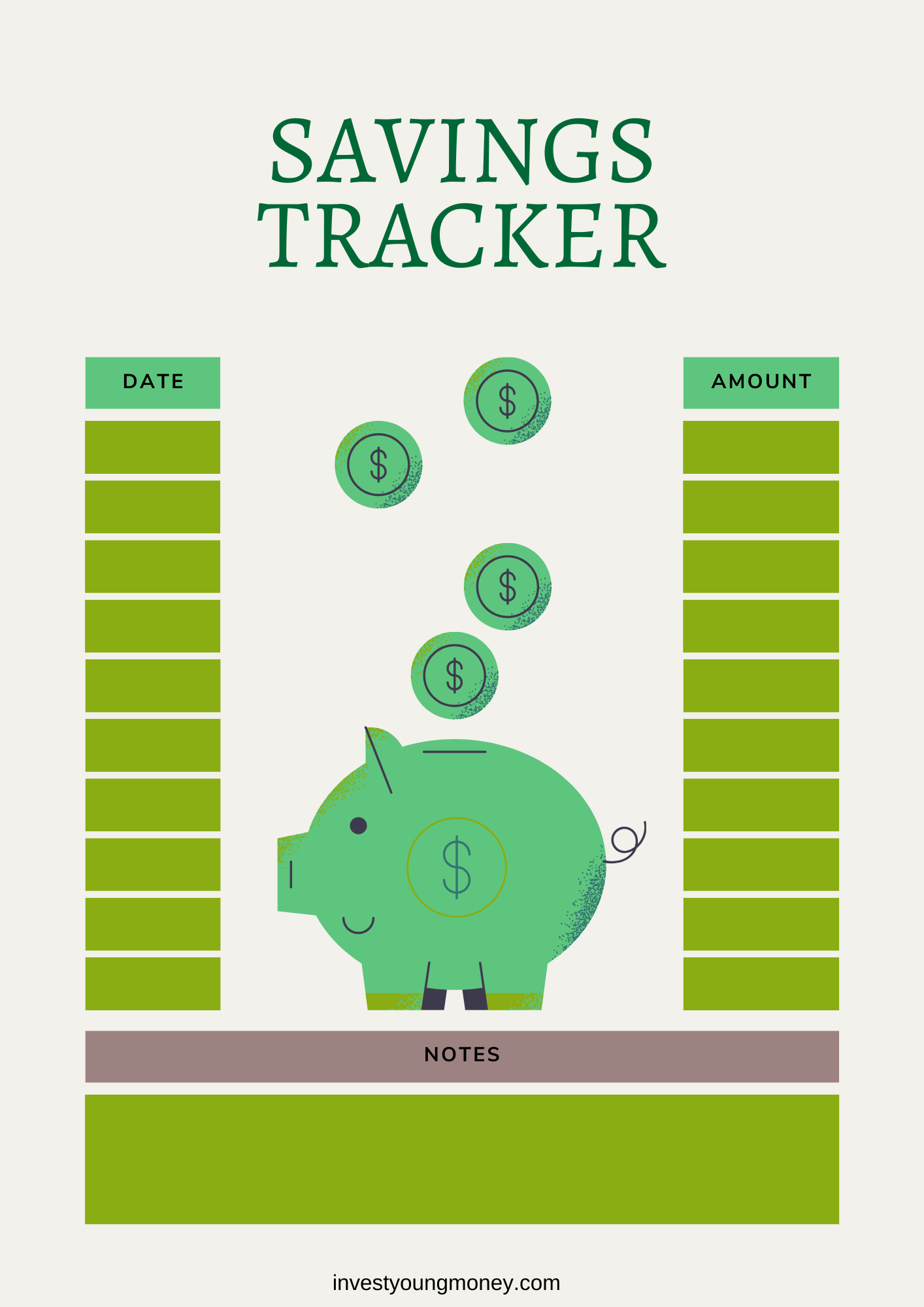 Elementary Savings Planner Kids Savings Tracker Kids Saving Goal Savings Plan for Kids Savings Challenge Saving Chat for Kids Money Tracker