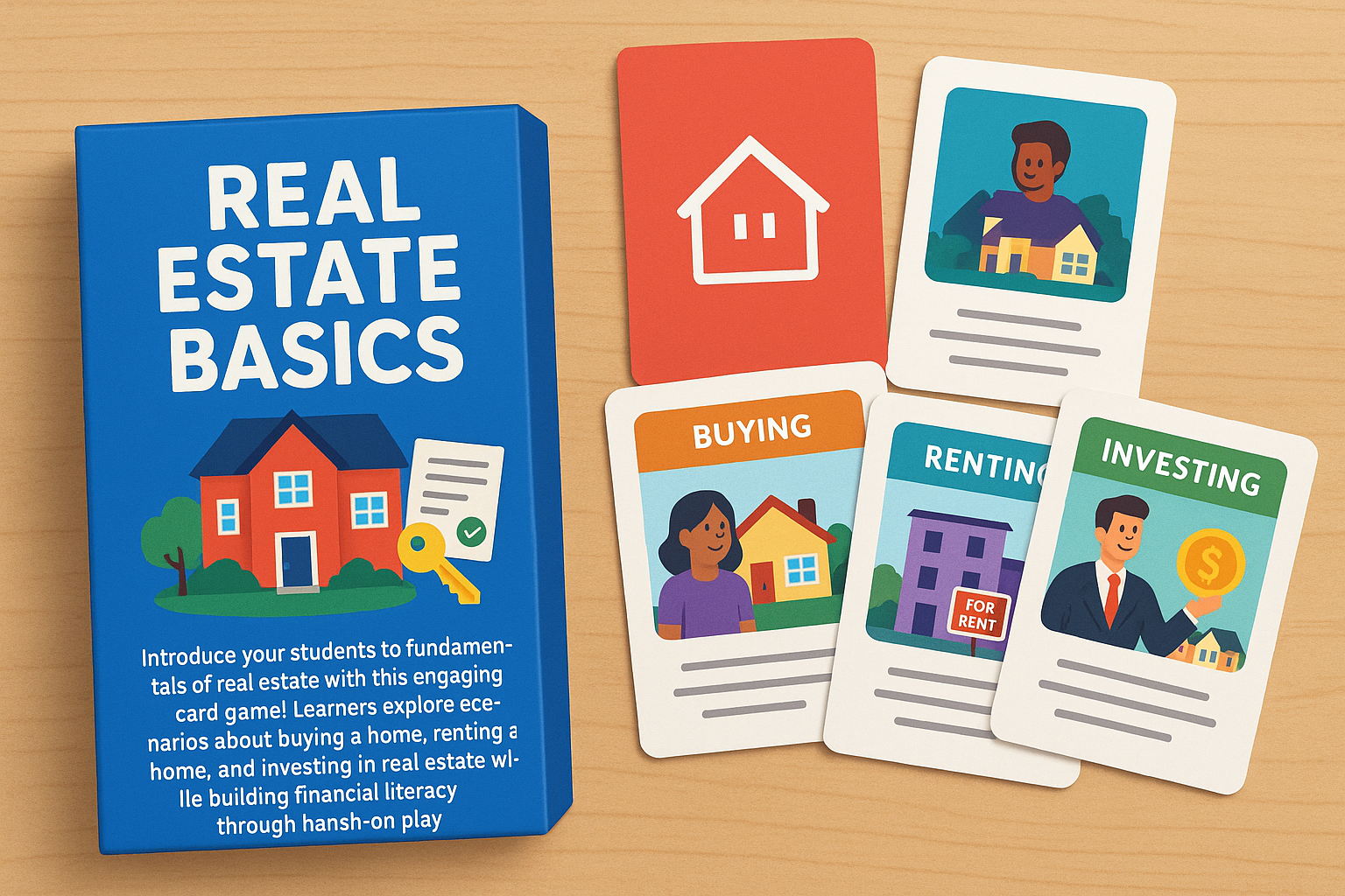 Real Estate Basics Card Deck Game