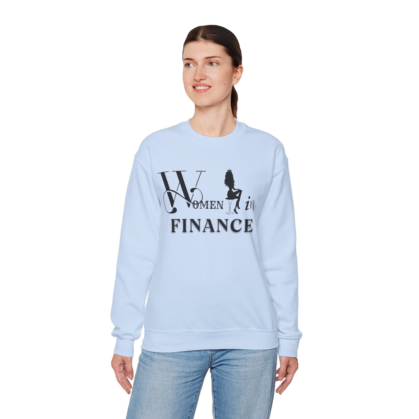 Women in Finance Sweatshirt Strong Independent Women Sweatshirt Perfect Gift Sweatshirt Positive Quote Sweatshirt Single Sweatshirt