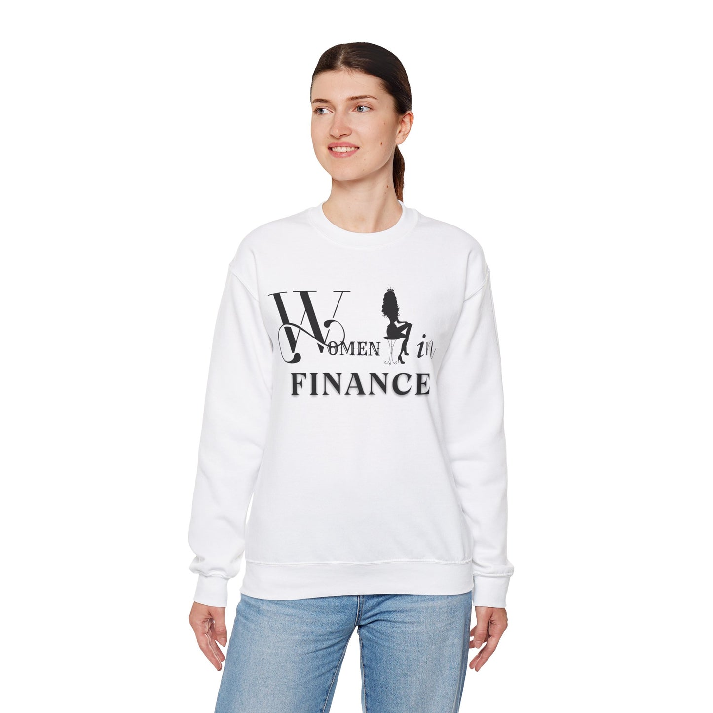 Women in Finance Sweatshirt Strong Independent Women Sweatshirt Perfect Gift Sweatshirt Positive Quote Sweatshirt Single Sweatshirt