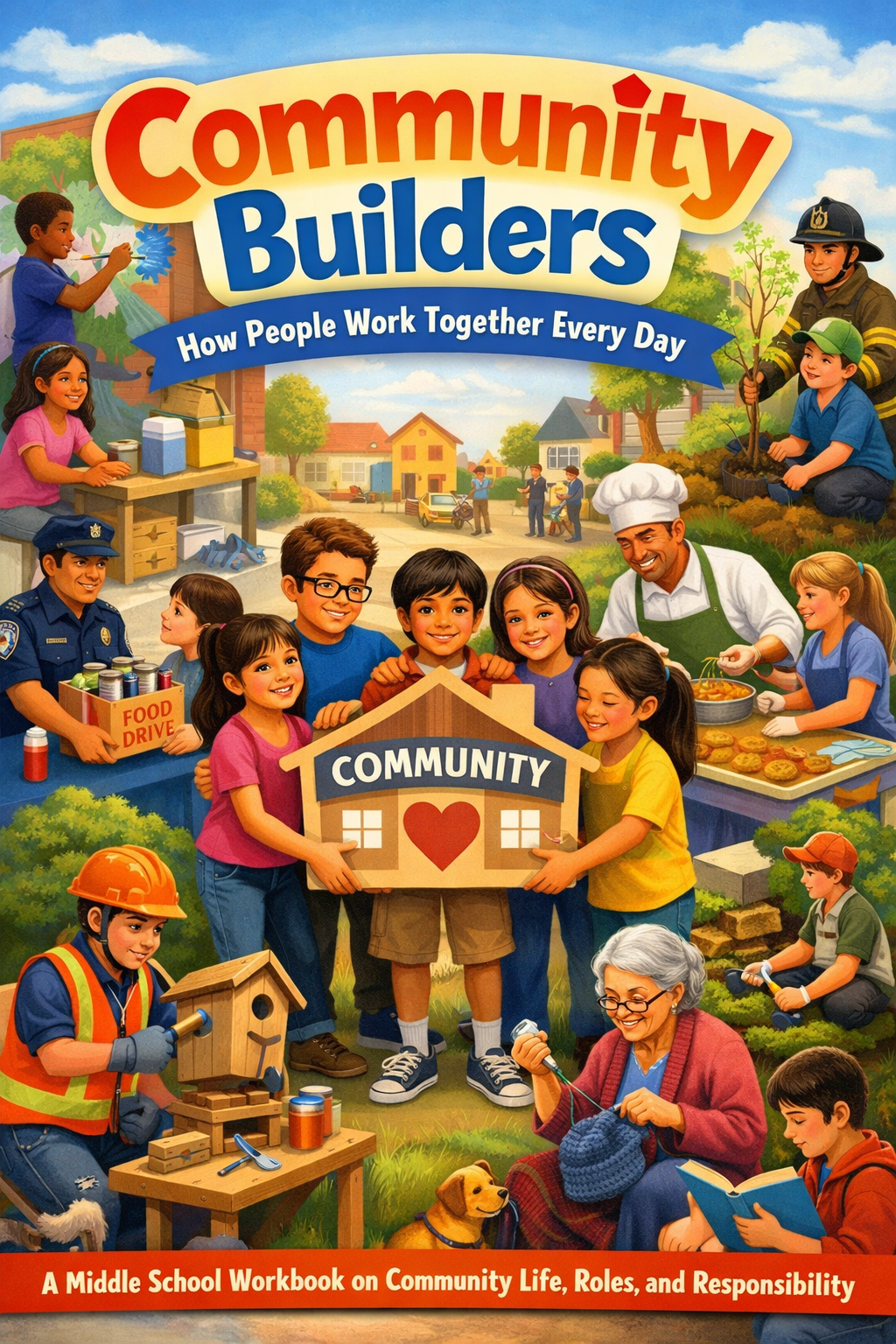 Community Builders Workbook | Middle School Social Studies & Life Skills