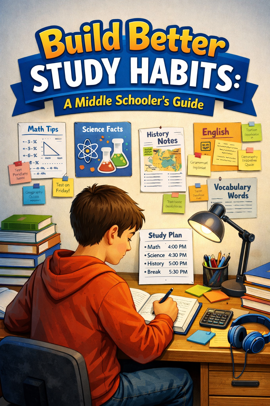 Build Better Study Habits | Middle School Study Skills Workbook