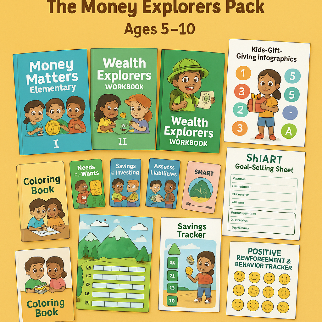 Bundle 1: The Money Explorers Pack (Ages 5-10)