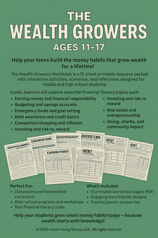 Wealth Growers Workbook (Ages 11–17)