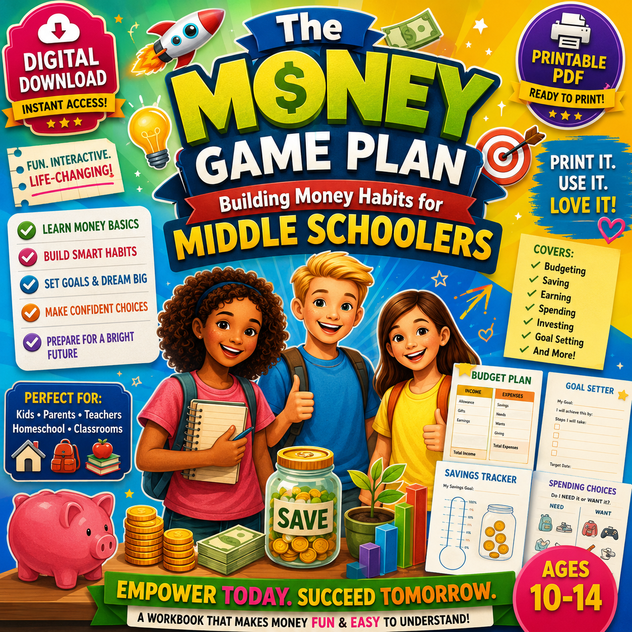 The Money Game Plan | Building Smart Money Habits for Middle School