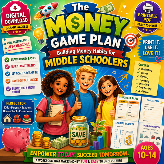 The Money Game Plan | Building Smart Money Habits for Middle School
