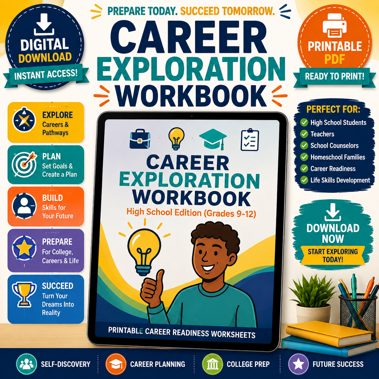 Career Exploration Workbook | High School Career Planning