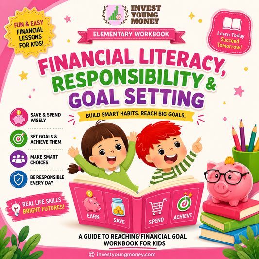 Financial Literacy Workbook for Kids | Responsibility, Goal Setting & Money Management | Printable PDF Activities