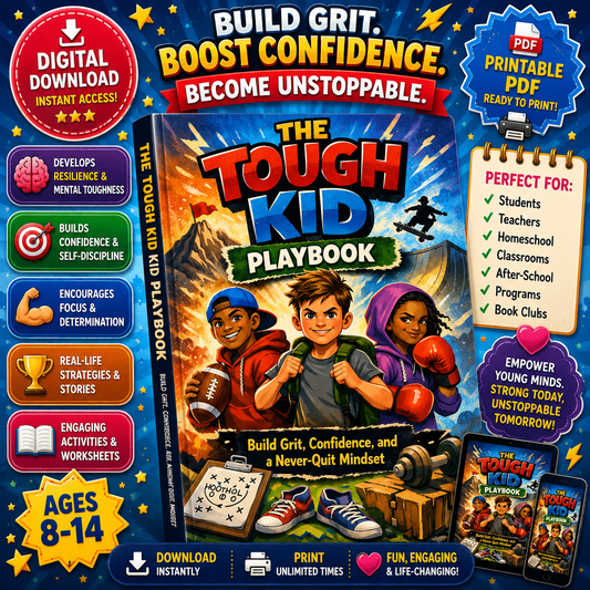 The Tough Kid Playbook | Resilience & Confidence Workbook for Middle School