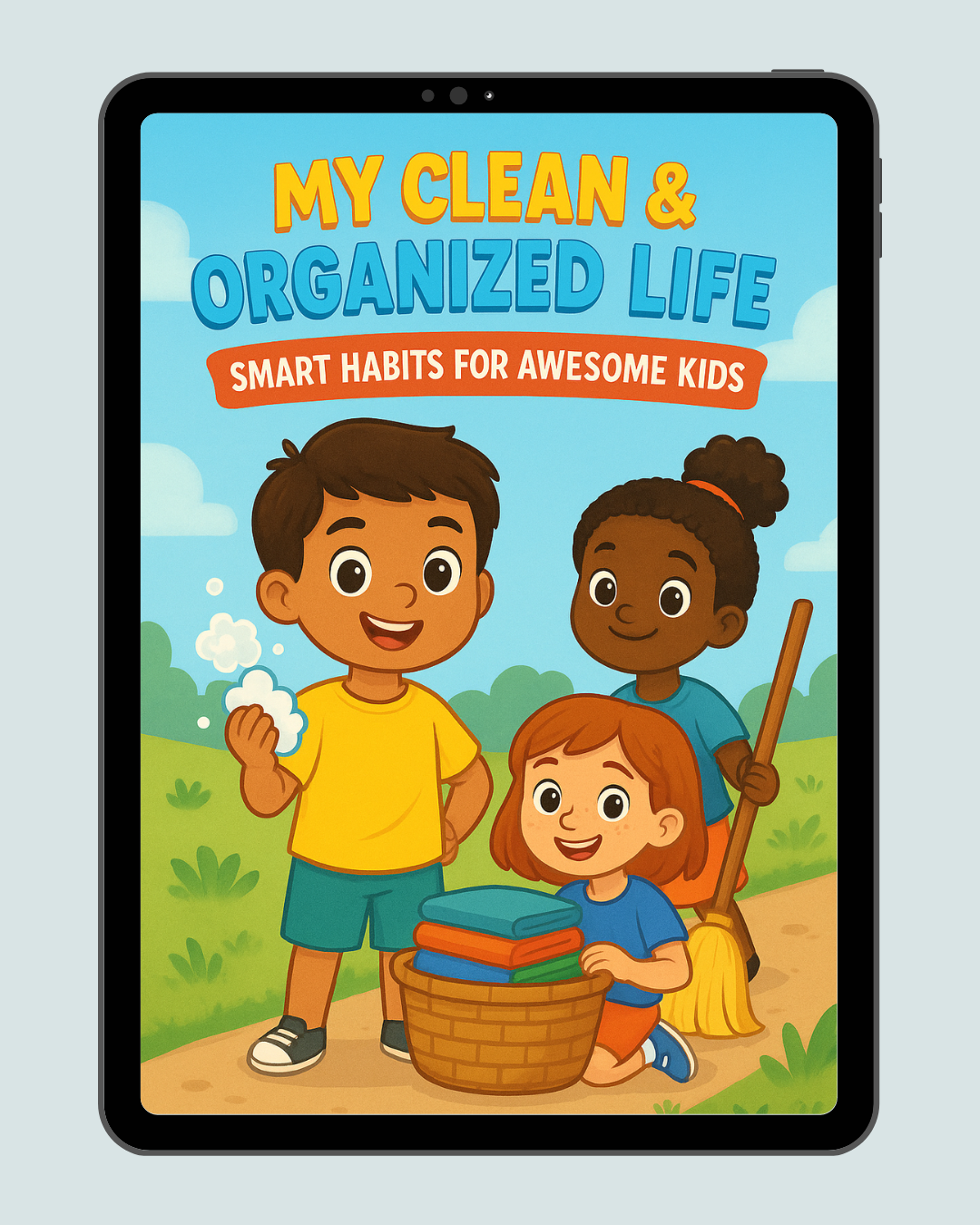 My Clean and Organized Life Kids Workbook | Smart Habits for Awesome Kids | Digital Printable Workbook Planner and Activities for Kids