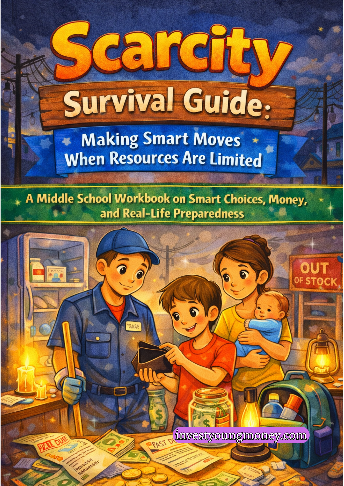 Scarcity Survival Guide for Middle Schoolers | Financial Literacy Workbook for Teens | Economics & Smart Decision-Making Printable PDF