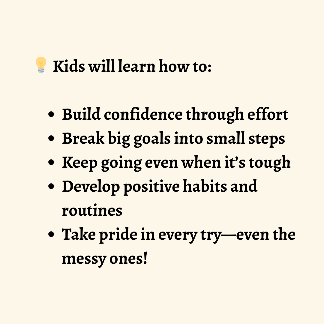 Step by Step: Learning to Be a Hardworking Hero – Kids Printable Workbook | Growth Mindset | Motivation for Kids | Goal Setting Activities