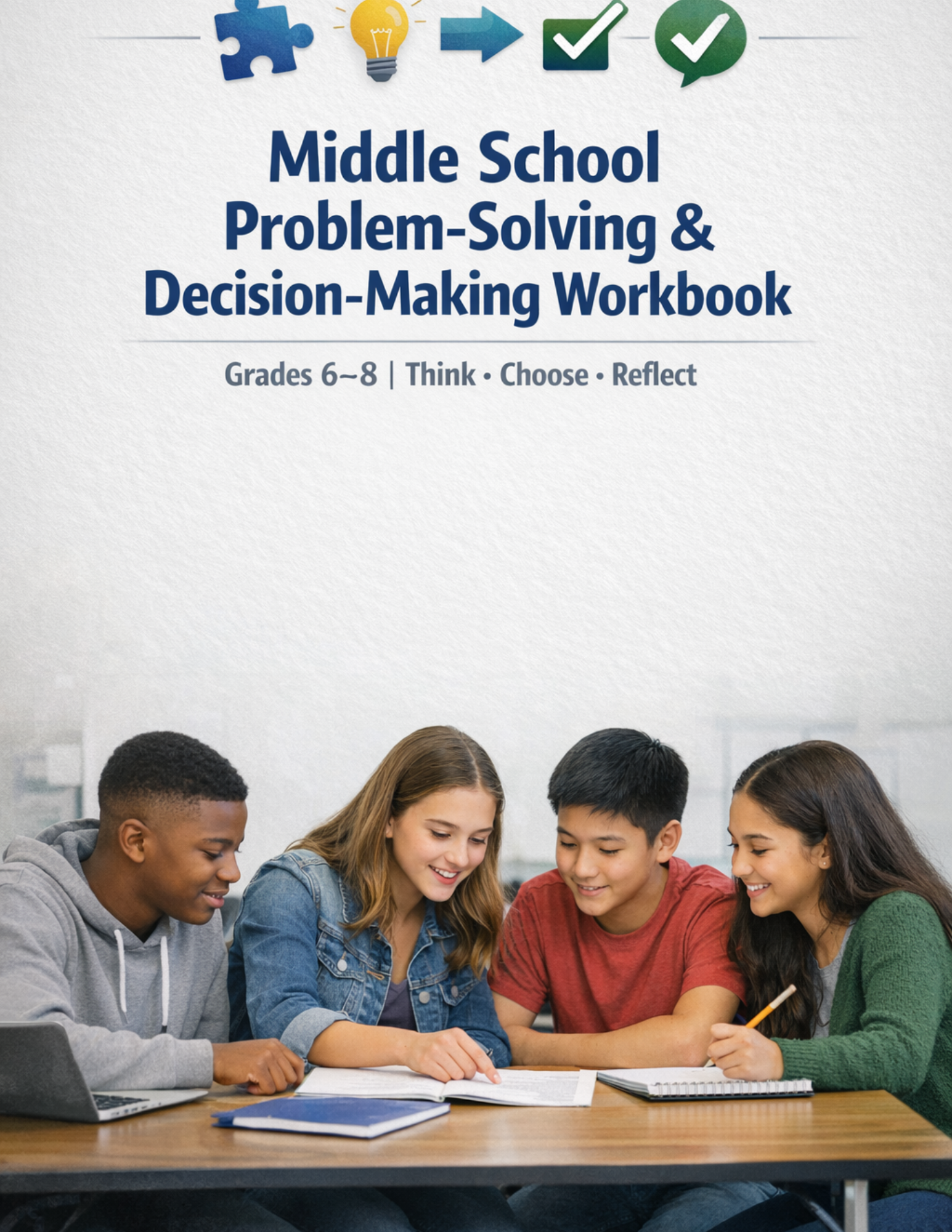 Middle School Problem Solving & Decision-Making Workbook | Printable SEL PDF
