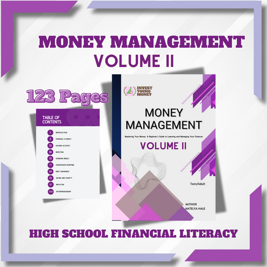 High School Money Management Digital Printable Volume II Financial Literacy Teenager Book Money Learning Book Financial Learning Book