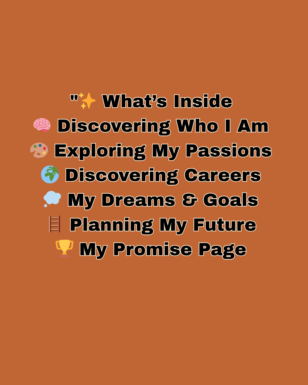 My Dreams, My Future, My Plan | What I Want to Become Someday Workbook | Printable Self-Discovery & Goal-Setting Journal for Kids