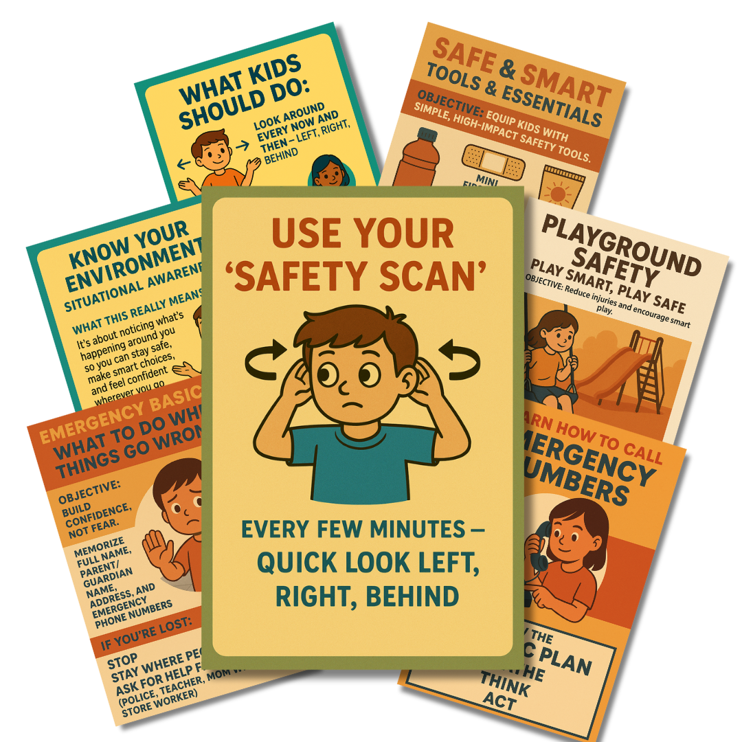 Outdoor Safety & Smart Workbook for Kids | Essential Life Skills Every Kid Should Know | Outdoor Safety Activities, Situational Awareness, Stranger Safety
