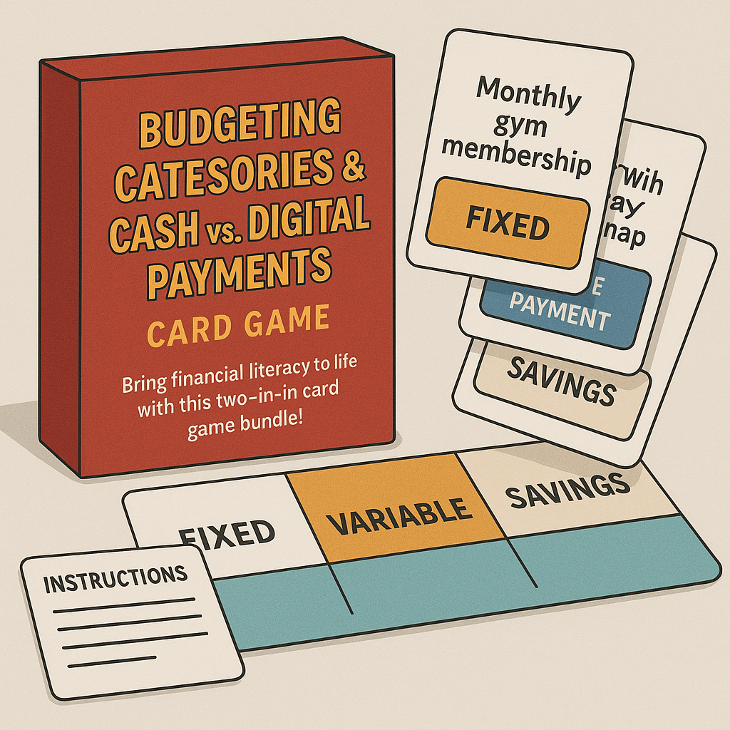 Budget Categories & Cash vs. Digital Card Game Deck