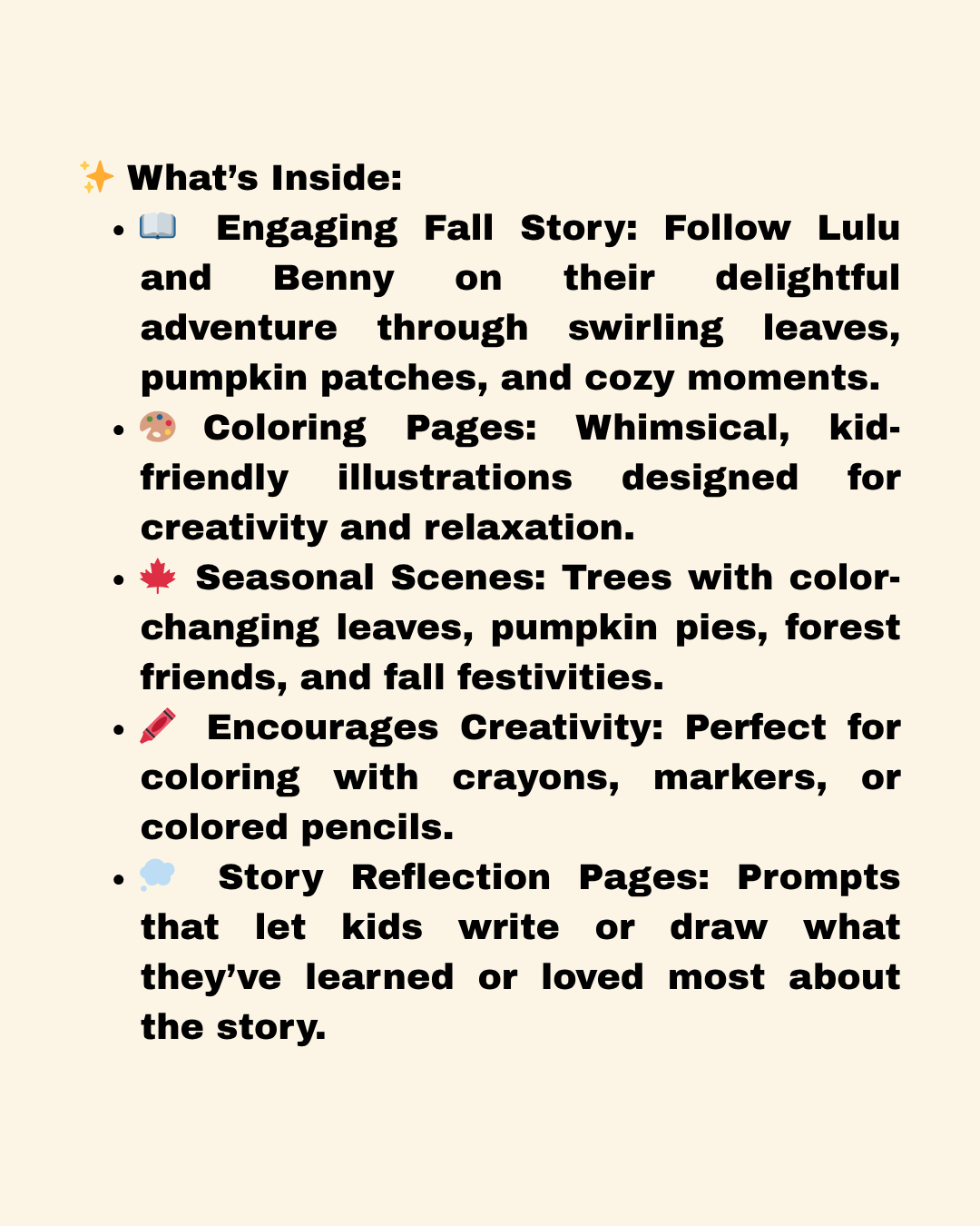 Fall Coloring Book for Kids | Pumpkin Pie & The Leafy Sky Story | Autumn Adventures Printable | Autumn Coloring Pages Printable