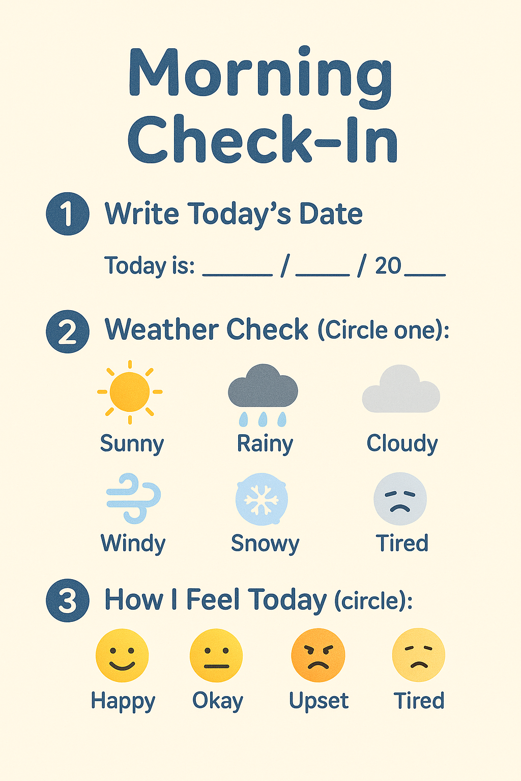 Kindergarten Morning Work Pack | Daily Warm-Up Printable