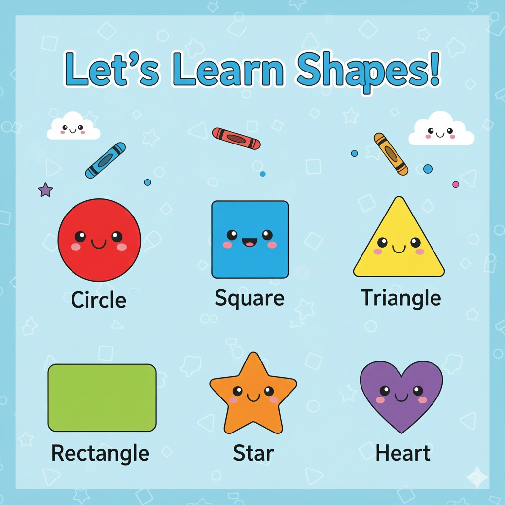 Shapes and Colors Activity Book | Kindergarten Printable