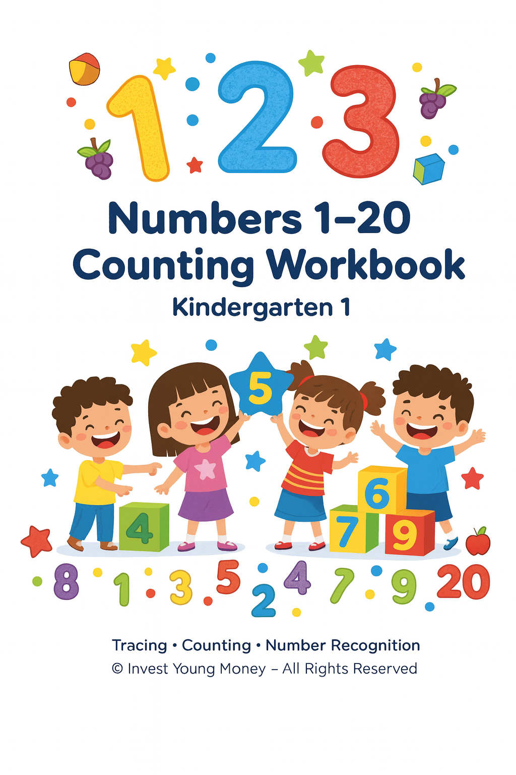 Numbers Counting Workbook | Preschool & Kindergarten Math